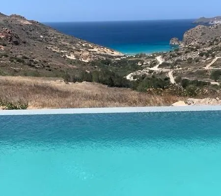 Stunning Two-room Milos Greece Panorama Sunset Infinity Pool Ac Semesterbostad